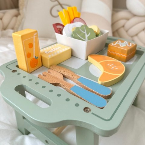 TOOKY TOY Zestaw Śniadaniowy z Tacą i Akcesoriami TOOKY TOY Zestaw Śniadaniowy z Tacą i Akcesoriami
