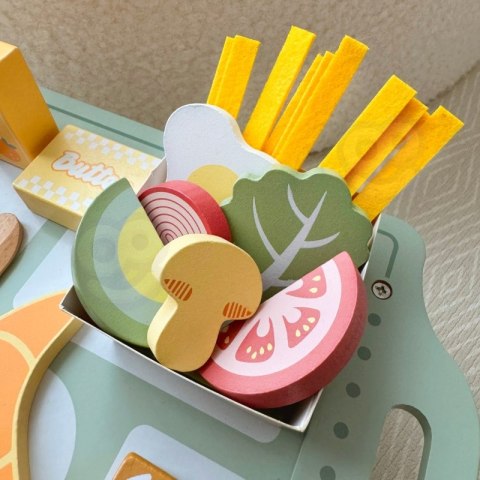 TOOKY TOY Zestaw Śniadaniowy z Tacą i Akcesoriami TOOKY TOY Zestaw Śniadaniowy z Tacą i Akcesoriami