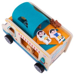 TOOKY TOY Drewniany Kamper Postacie Kemping