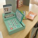 WOOPIE GREEN Duży Wielofunkcyjny Sklepik 5w1 Stragan Supermarket Restauracja Kawiarnia Kuchnia 73 el