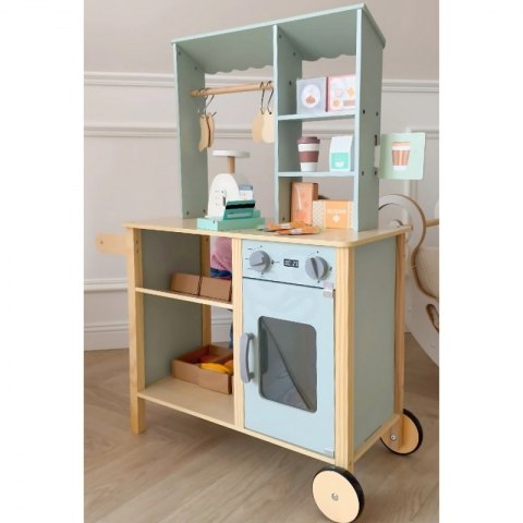 WOOPIE GREEN Duży Wielofunkcyjny Sklepik 5w1 Stragan Supermarket Restauracja Kawiarnia Kuchnia 73 el WOOPIE GREEN Duży Wielofunkcyjny Sklepik 5w1 Stragan Supermarket Restauracja Kawiarnia Kuchnia 73 el