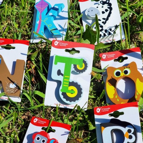 CLASSIC WORLD Drewniany Alfabet ZOO Farma Zestaw Literek 25 szt. CLASSIC WORLD Drewniany Alfabet ZOO Farma Zestaw Literek 25 szt.