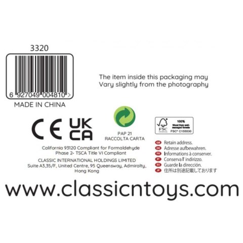 CLASSIC WORLD Pchacz Kaczuszka Drewniany Dla Dzieci CLASSIC WORLD Pchacz Kaczuszka Drewniany Dla Dzieci