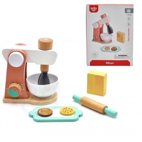 TOOKY TOY Drewniany Mikser Zestaw dla Dzieci + Akcesoria TOOKY TOY Drewniany Mikser Zestaw dla Dzieci + Akcesoria