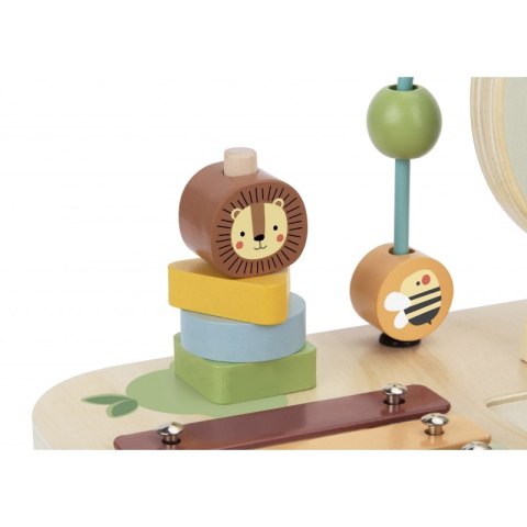 TOOKY TOY Drewniany Stolik Aktywności Cymbałki Montessori TOOKY TOY Drewniany Stolik Aktywności Cymbałki Montessori