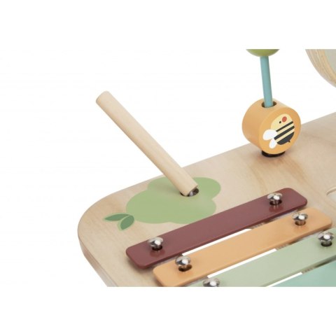 TOOKY TOY Drewniany Stolik Aktywności Cymbałki Montessori TOOKY TOY Drewniany Stolik Aktywności Cymbałki Montessori
