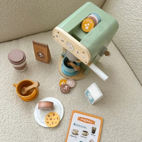 WOOPIE GREEN Drewniany Ekspres do Kawy Cukiernia Barista 25 el. WOOPIE GREEN Drewniany Ekspres do Kawy Cukiernia Barista 25 el.