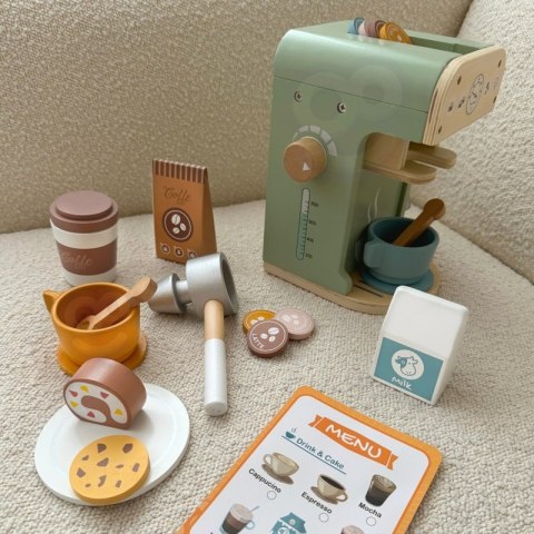 WOOPIE GREEN Drewniany Ekspres do Kawy Cukiernia Barista 25 el. WOOPIE GREEN Drewniany Ekspres do Kawy Cukiernia Barista 25 el.