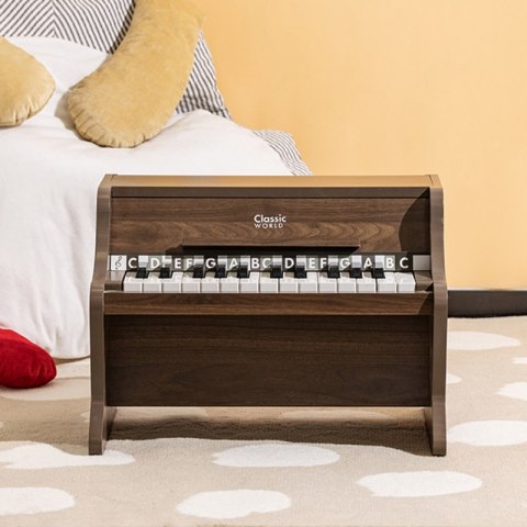 CLASSIC WORLD Drewniane Pianino Klasyczne + Książeczka do Nauki CLASSIC WORLD Drewniane Pianino Klasyczne + Książeczka do Nauki