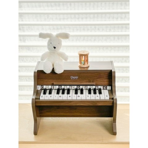 CLASSIC WORLD Drewniane Pianino Klasyczne + Książeczka do Nauki CLASSIC WORLD Drewniane Pianino Klasyczne + Książeczka do Nauki