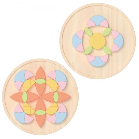 CLASSIC WORLD Pastelowa Mandala Układanka Montessori Mozaika Kwiaty CLASSIC WORLD Pastelowa Mandala Układanka Montessori Mozaika Kwiaty