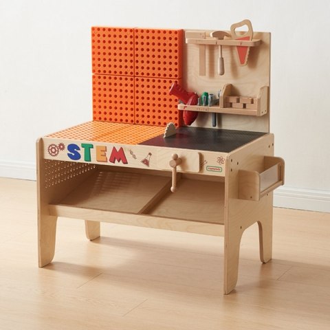 MASTERKIDZ Drewniany Warsztat XXL Montessori STEM z Narzędziami + Akcesoria MASTERKIDZ Drewniany Warsztat XXL Montessori STEM z Narzędziami + Akcesoria