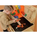 MASTERKIDZ Drewniany Warsztat XXL Montessori STEM z Narzędziami + Akcesoria