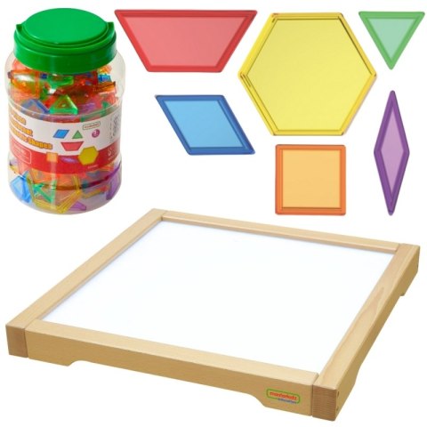 MASTERKIDZ Panel Skrzynia LED Sensoryczna + Klocki Montessori Mozaika 140 el. MASTERKIDZ Panel Skrzynia LED Sensoryczna + Klocki Montessori Mozaika 140 el.