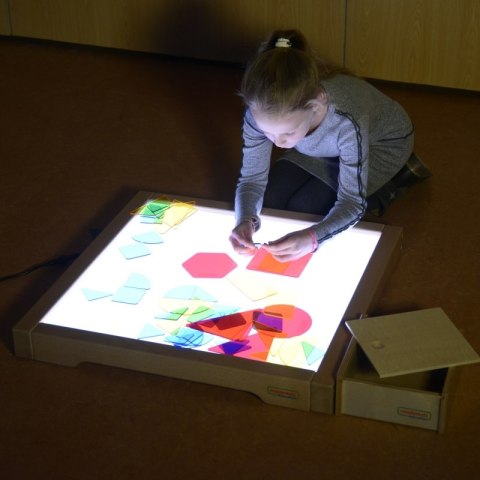 MASTERKIDZ Panel Skrzynia LED Sensoryczna + Zestaw Akcesoriów MASTERKIDZ Panel Skrzynia LED Sensoryczna + Zestaw Akcesoriów