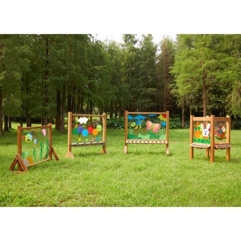 MASTERKIDZ Przezroczysta Akrylowa Tablica Malarska + Kubeczki MASTERKIDZ Przezroczysta Akrylowa Tablica Malarska + Kubeczki