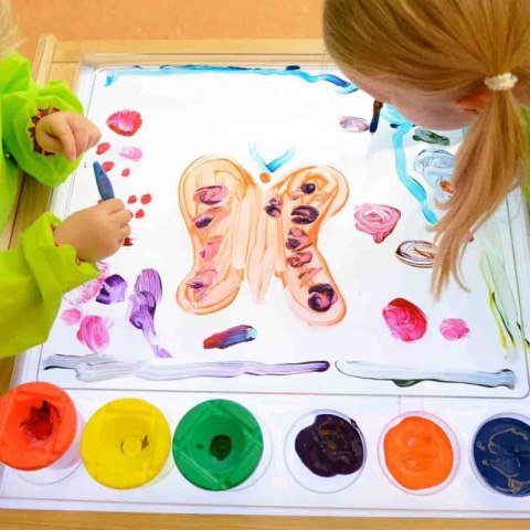 MASTERKIDZ Rama Sensoryczna - Panel LED + Przezroczysta Taca Do Malowania MASTERKIDZ Rama Sensoryczna - Panel LED + Przezroczysta Taca Do Malowania