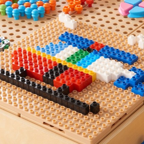 MASTERKIDZ Zestaw Klocków Konstrukcyjnych STEM 135 el. z Nakładką na Panel 4 szt. MASTERKIDZ Zestaw Klocków Konstrukcyjnych STEM 135 el. z Nakładką na Panel 4 szt.