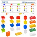 MASTERKIDZ Zestaw Klocków Konstrukcyjnych STEM 135 el. z Nakładką na Panel 4 szt.