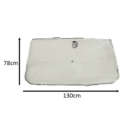 Parasol osłona przeciwsłoneczna na przednią szybę do samochodu auta mata składana UV 78x130cm Parasol osłona przeciwsłoneczna na przednią szybę do samochodu auta mata składana UV 78x130cm