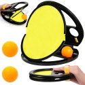 WOOPIE Catch Ball Gra Zręcznościowa Rzucaj Łap Paletka+ 2 Piłki