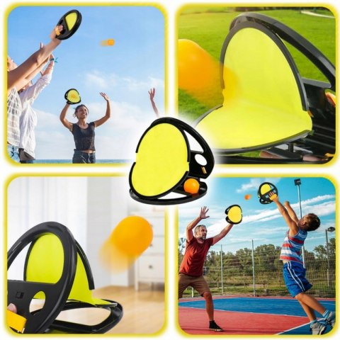 WOOPIE Catch Ball Gra Zręcznościowa Rzucaj Łap Paletka+ 2 Piłki WOOPIE Catch Ball Gra Zręcznościowa Rzucaj Łap Paletka+ 2 Piłki
