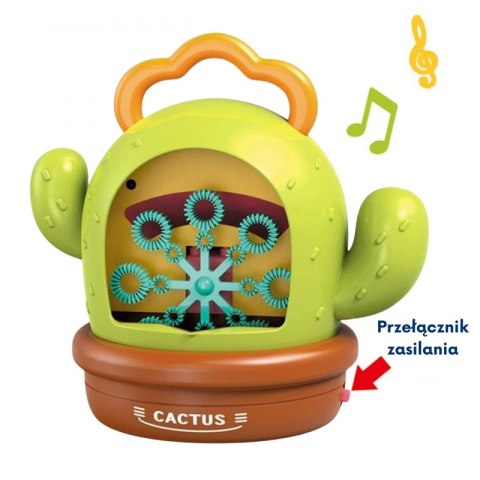 WOOPIE Interaktywny Kaktus Maszyna do Baniek Mydlanych WOOPIE Interaktywny Kaktus Maszyna do Baniek Mydlanych