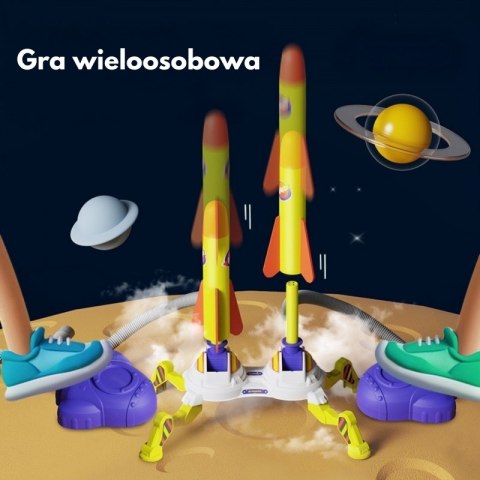 WOOPIE Podwójna Wyrzutnia Rakiet Piankowych 6 szt. WOOPIE Podwójna Wyrzutnia Rakiet Piankowych 6 szt.
