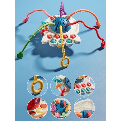 WOOPIE BABY Zabawka Sensoryczna Montessori Gryzak Wielofunkcyjny 0+ WOOPIE BABY Zabawka Sensoryczna Montessori Gryzak Wielofunkcyjny 0+