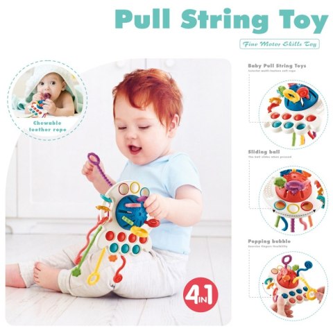 WOOPIE BABY Zabawka Sensoryczna Montessori Gryzak Wielofunkcyjny 0+ WOOPIE BABY Zabawka Sensoryczna Montessori Gryzak Wielofunkcyjny 0+