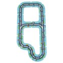 Tor samochodowy puzzle policja auto z napędem znaki drogowe ulica miasto 47 elementów