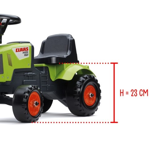 FALK Traktorek Baby Claas Axos 310 Zielony z Przyczepką od 1 roku FALK Traktorek Baby Claas Axos 310 Zielony z Przyczepką od 1 roku