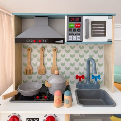 TOOKY TOY Duża Drewniana Kuchnia dla Dzieci 10 el. FSC TOOKY TOY Duża Drewniana Kuchnia dla Dzieci 10 el. FSC