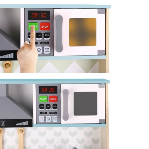 TOOKY TOY Duża Drewniana Kuchnia dla Dzieci 10 el. FSC TOOKY TOY Duża Drewniana Kuchnia dla Dzieci 10 el. FSC