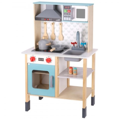 TOOKY TOY Duża Drewniana Kuchnia dla Dzieci 10 el. FSC TOOKY TOY Duża Drewniana Kuchnia dla Dzieci 10 el. FSC
