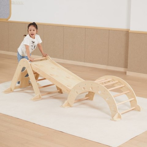 VIGA Drewniana Zjeżdżalnia Prosta Ścianka Wspinaczkowa VIGA Drewniana Zjeżdżalnia Prosta Ścianka Wspinaczkowa