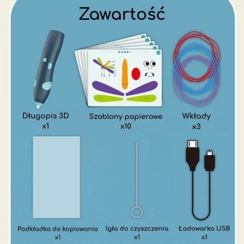 WOOPIE 3D Drukarka-Długopis Pen Bezpieczny Wkłady Usb WOOPIE 3D Drukarka-Długopis Pen Bezpieczny Wkłady Usb