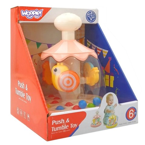 WOOPIE BABY Kolorowe Zwierzątka Różowy Bączek z Kulkami Karuzela WOOPIE BABY Kolorowe Zwierzątka Różowy Bączek z Kulkami Karuzela