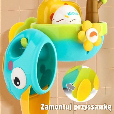 WOOPIE BABY Zabawka do Kąpieli Żyrafa z Lejkiem na Przyssawke WOOPIE BABY Zabawka do Kąpieli Żyrafa z Lejkiem na Przyssawke