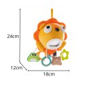 WOOPIE Baby Pluszowy Lew Maskotka Interaktywna Przytulanka Muzyczna z Zawieszkami i Gryzakami WOOPIE Baby Pluszowy Lew Maskotka Interaktywna Przytulanka Muzyczna z Zawieszkami i Gryzakami