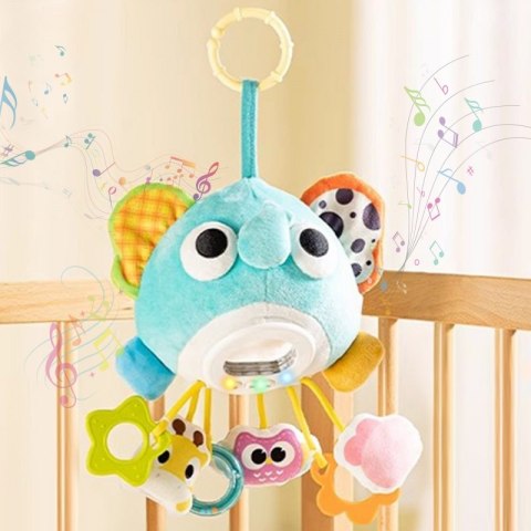 WOOPIE Baby Pluszowy Słonik Maskotka Interaktywna Przytulanka Muzyczna z Zawieszkami i Gryzakami WOOPIE Baby Pluszowy Słonik Maskotka Interaktywna Przytulanka Muzyczna z Zawieszkami i Gryzakami