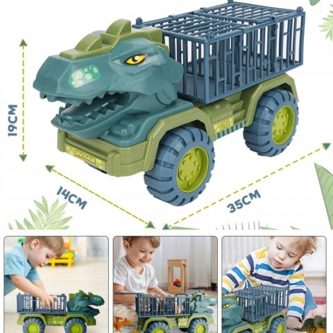 WOOPIE Ciężarówka Dinozaur Transporter Figurki WOOPIE Ciężarówka Dinozaur Transporter Figurki