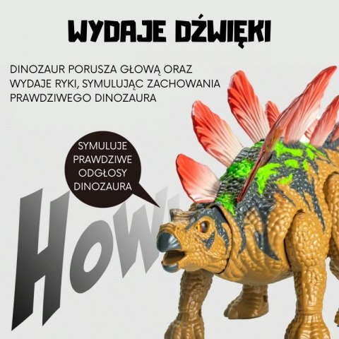 WOOPIE Dinozaur Zdalnie Sterowany RC Robot Stegozaur WOOPIE Dinozaur Zdalnie Sterowany RC Robot Stegozaur