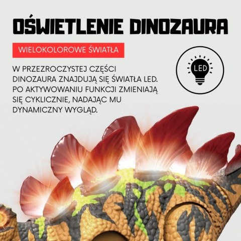 WOOPIE Dinozaur Zdalnie Sterowany RC Robot Stegozaur WOOPIE Dinozaur Zdalnie Sterowany RC Robot Stegozaur