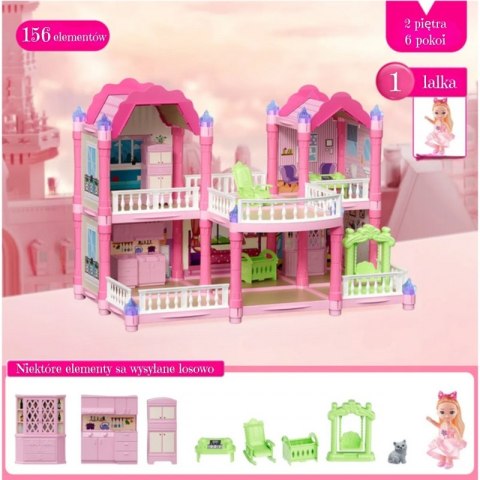 WOOPIE Domek Dla Lalek Willa Ogrodowa 156el. WOOPIE Domek Dla Lalek Willa Ogrodowa 156el.