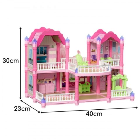WOOPIE Domek Dla Lalek Willa Ogrodowa 156el. WOOPIE Domek Dla Lalek Willa Ogrodowa 156el.