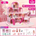 WOOPIE Domek dla Lalek Villa z Akcesoriami i Lalką Podświetlany 296el.