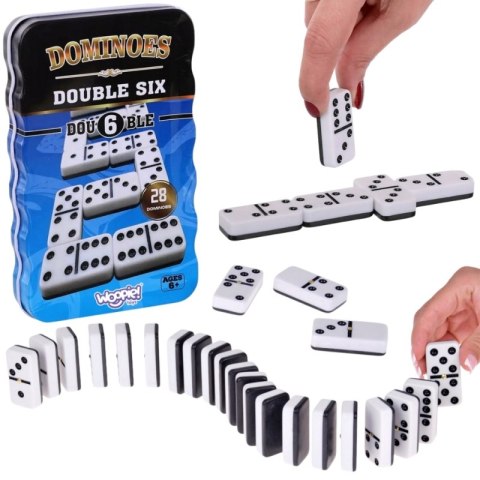 WOOPIE Domino Klasyczna Gra Logiczna 28 Kostek WOOPIE Domino Klasyczna Gra Logiczna 28 Kostek