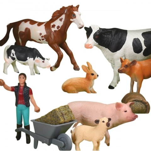 WOOPIE Figurki Zwierząt Szczęśliwa Farma 10el. WOOPIE Figurki Zwierząt Szczęśliwa Farma 10el.