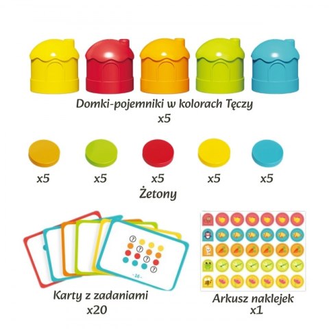 WOOPIE Gra Logiczna Edukacyjna Sorter Klasyfikacja Kolorów WOOPIE Gra Logiczna Edukacyjna Sorter Klasyfikacja Kolorów